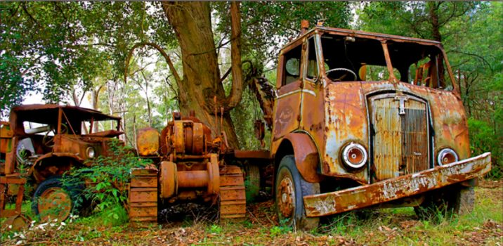 STCA5001 – OLD TRUCK STRETCHED CANVAS 160x70x3.5