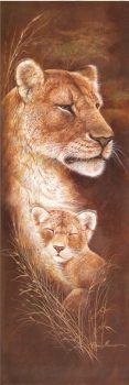FPGOGV10255 – ANIMALS FRAMED ART PRINTS 150x50cm (image size)