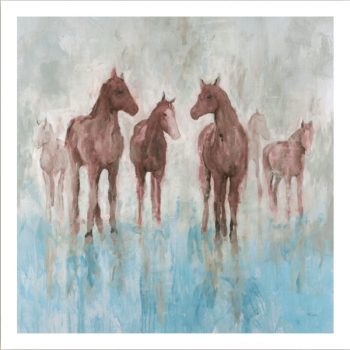 FPPHIB218 – ANIMALS FRAMED ART PRINTS 100x100cm (image size)