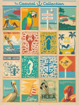 FP116344 – VINTAGE FRAMED ART PRINTS 122x92cm (image size)