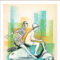 FP116808 - VINTAGE FRAMED ART PRINTS 122x92cm (image size)